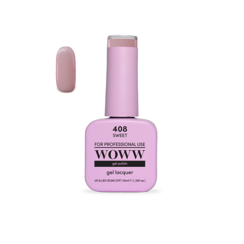 Ημιμόνιμο Βερνίκι New Woww Cosmetics 10ml Sweet - 408